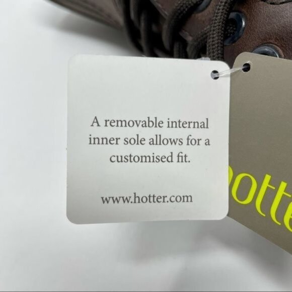 NWT Men’s Hotter Comfort “Lance” Brown ShoeSZ 11 - Picture 11 of 14